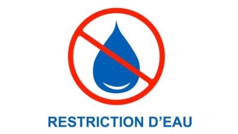 Restriction d'eau